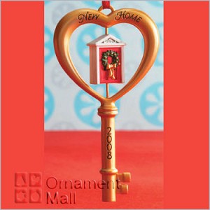 2008 New Home Key Hallmark Keepsake Ornament QXG6151