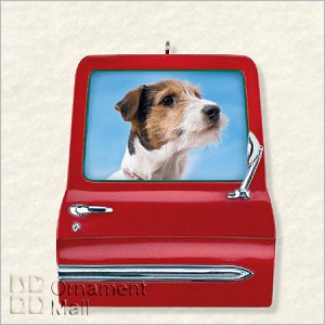2008 Doggy in the Window Photo Holder Hallmark Keepsake Ornament QXG6164
