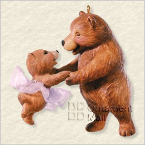 2008 Dancing with Dad Bears Hallmark Keepsake Ornament QXG6374