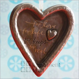 2008 For Love Heart Hallmark Keepsake Ornament QXG6401