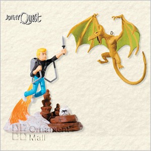 2008 Jonny Quest set/2 Hallmark Keepsake Ornament QXI4361