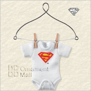 2008 Superbaby! Superman Onesie Hallmark Keepsake Ornament QXI6294