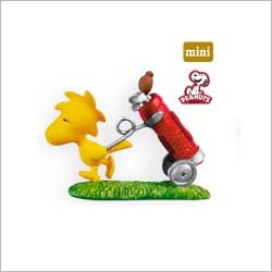 2009 Peanuts Woodstock on the Green Ltd. Qty. *Miniature Hallmark Keepsake Ornament 2009Ltd20