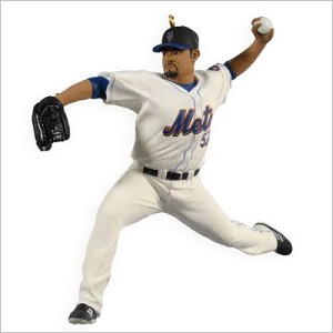 2009 At the Ballpark 14th Johan Santana Hallmark Keepsake Ornament QX8352