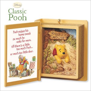 2009 Winnie the Pooh Book 12th A Snack for Pooh Hallmark Keepsake Ornament QX8362