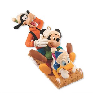 2009 Look out Below Mickey and Friends Hallmark Keepsake Ornament QXD2022