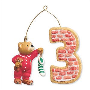 2010 My 3rd Christmas (VSDB) Hallmark Keepsake Ornament QXG7613