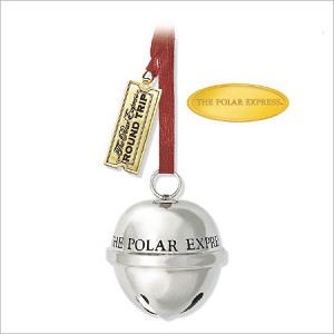 2009 The Polar Express Santa's Sleigh Bell Hallmark Keepsake Ornament QXI1042