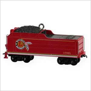 2009 Lionel Trains Red Mikado Holiday Tender Hallmark Keepsake Ornament QXI1102