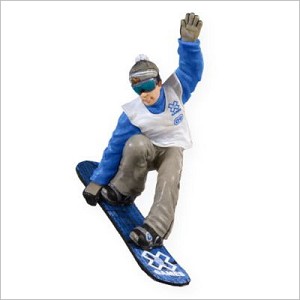 2009 X Games Snow Boarder Hallmark Keepsake Ornament QXI1205
