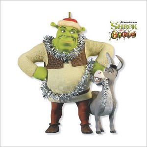 2009 Shrek Christmas Chaos Hallmark Keepsake Ornament QXI1332
