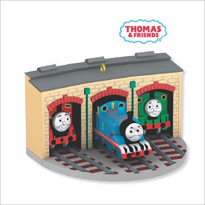 2009 Thomas the Tank Christmastime With Thomas  Hallmark Keepsake Ornament QXI1342-2