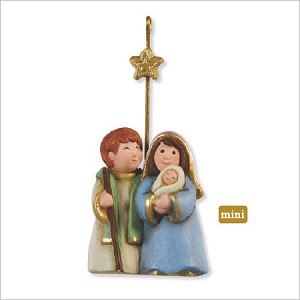 2009 Holy Family *Miniature Hallmark Keepsake Ornament QXM9035