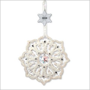 2010 Dated Snowflake Hallmark Keepsake Ornament QXG3516