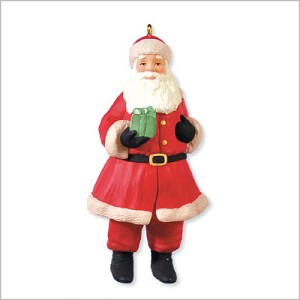 2010 Santa's Busy Season Hallmark Keepsake Ornament QXG7343
