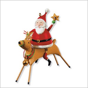 2010 High-Flying Fun Santa Hallmark Keepsake Ornament QXG7353