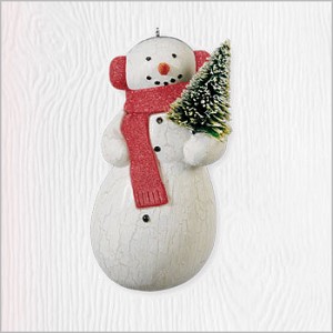2010 Spirited Snowman Hallmark Keepsake Ornament QXG7356