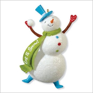 2010 Let It Snow Hallmark Keepsake Ornament QXG7376