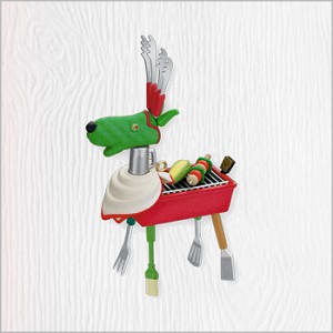 2010 Good Grilling to All Reindeer Hallmark Keepsake Ornament QXG7436