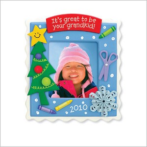 2010 It's Great to Be Your Grandkid Photo Holder Hallmark Keepsake Ornament QXG7466