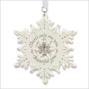 2010 Beautiful You Snowflake (SDB) Hallmark Keepsake Ornament QXG7523
