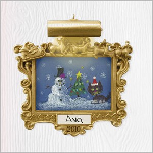 2010 My Masterpiece Artwork Display Frame Hallmark Keepsake Ornament QXG7556