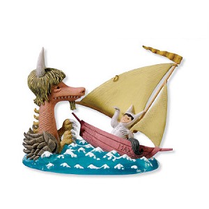 2010 Where the Wild Things Are Max Sets Sail Hallmark Keepsake Ornament QXI2083