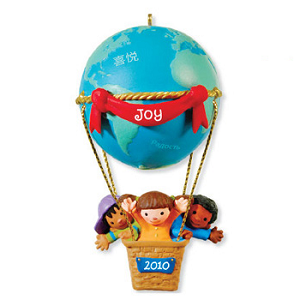 2010 UNICEF A World of Joy  Hallmark Keepsake Ornament QXI2283