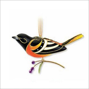 2011 Beauty of Birds 7th Baltimore Oriole Hallmark Keepsake Ornament QX8787