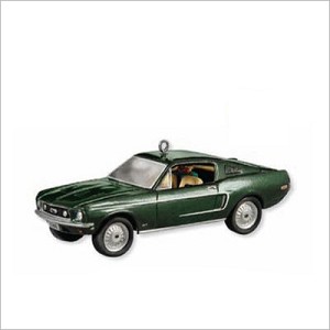 2011 Classic American Cars 21st 1968 Ford Mustang GT Hallmark Keepsake Ornament QX8847