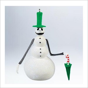 2011 Nightmare Before Christmas A Snowy Surprise Hallmark Keepsake Ornament QXD1009