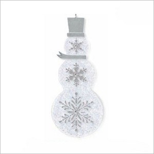 2011 Buttoned-Up Snowman Hallmark Keepsake Ornament QXG3507