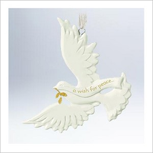 2011 Peace Wish Dove Hallmark Keepsake Ornament QXG3559