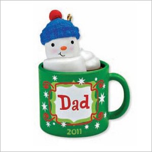 2011 Dad Mug Hallmark Keepsake Ornament QXG4019
