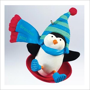 2011 Grandson Penguin Hallmark Keepsake Ornament QXG4059