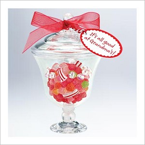 2011 It's All Good at Grandma's Candy Jar Hallmark Keepsake Ornament QXG4079