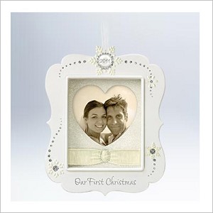 2011 First Christmas Together Photo Holder Hallmark Keepsake Ornament QXG4119