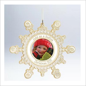 2011 Cute as a Button Hallmark Keepsake Ornament QXG4289