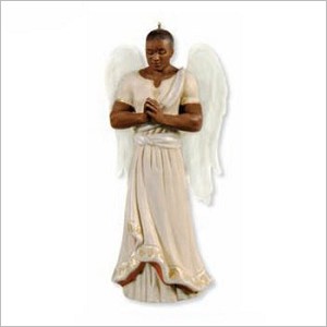 2011 Prayerful Angel *African American Hallmark Keepsake Ornament QXG4847
