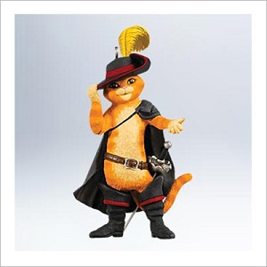 2011 Puss in Boots Shrek Hallmark Keepsake Ornament QXI2617