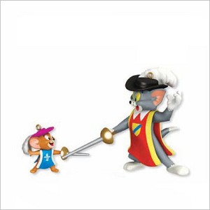 2011 Tom and Jerry Two Mouseketeers Hallmark Keepsake Ornament QXI2857