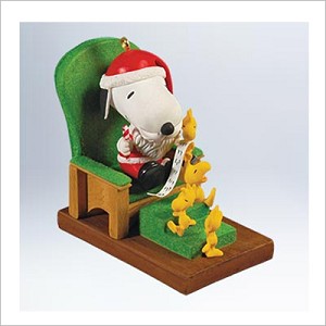 2011 Peanuts Snoopy Claus Hallmark Keepsake Ornament QXI2899