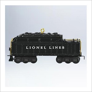 2011 Lionel Trains Whistle Tender Hallmark Keepsake Ornament QXI2177