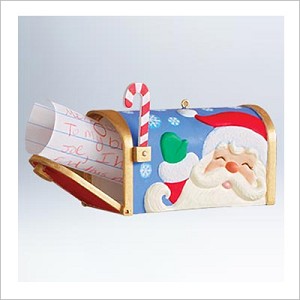 2011 Letters to Santa Hallmark Keepsake Ornament qxg4739-2