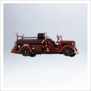 2012 Fire Brigade 10th 1936 Ford Fire Engine Hallmark Keepsake Ornament qx8204