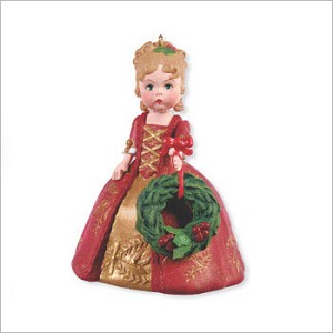 2012 Madame Alexander 17th Colonial Christmas Hallmark Keepsake Ornament qx8304