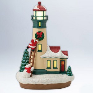 2012 Holiday Lighthouse 1st *Magic Cord Hallmark Keepsake Ornament qx8311
