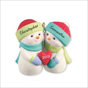 2012 Snow in Love Hallmark Keepsake Ornament qxg4534