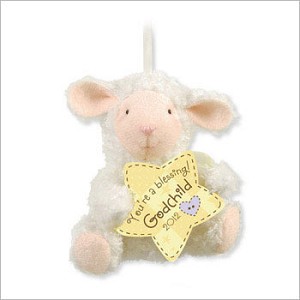 2012 Godchild Lamb Hallmark Keepsake Ornament qxg4664