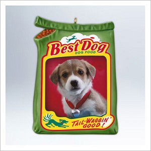 2012 Best Dog Photo Holder Hallmark Keepsake Ornament qxg4714